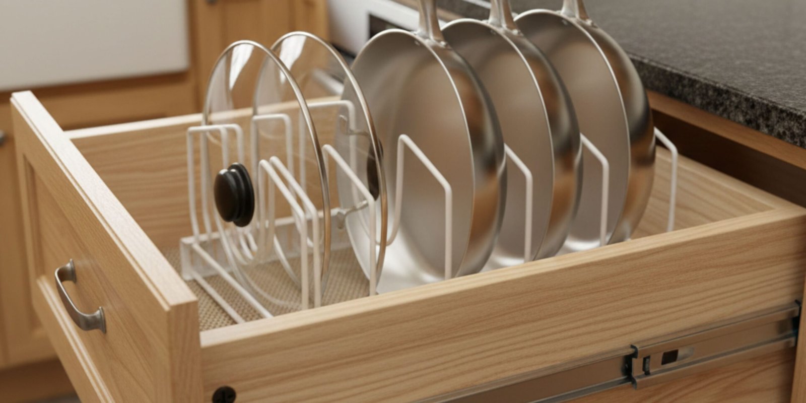 Comment ranger ses couvercles de casserole sans perdre de place