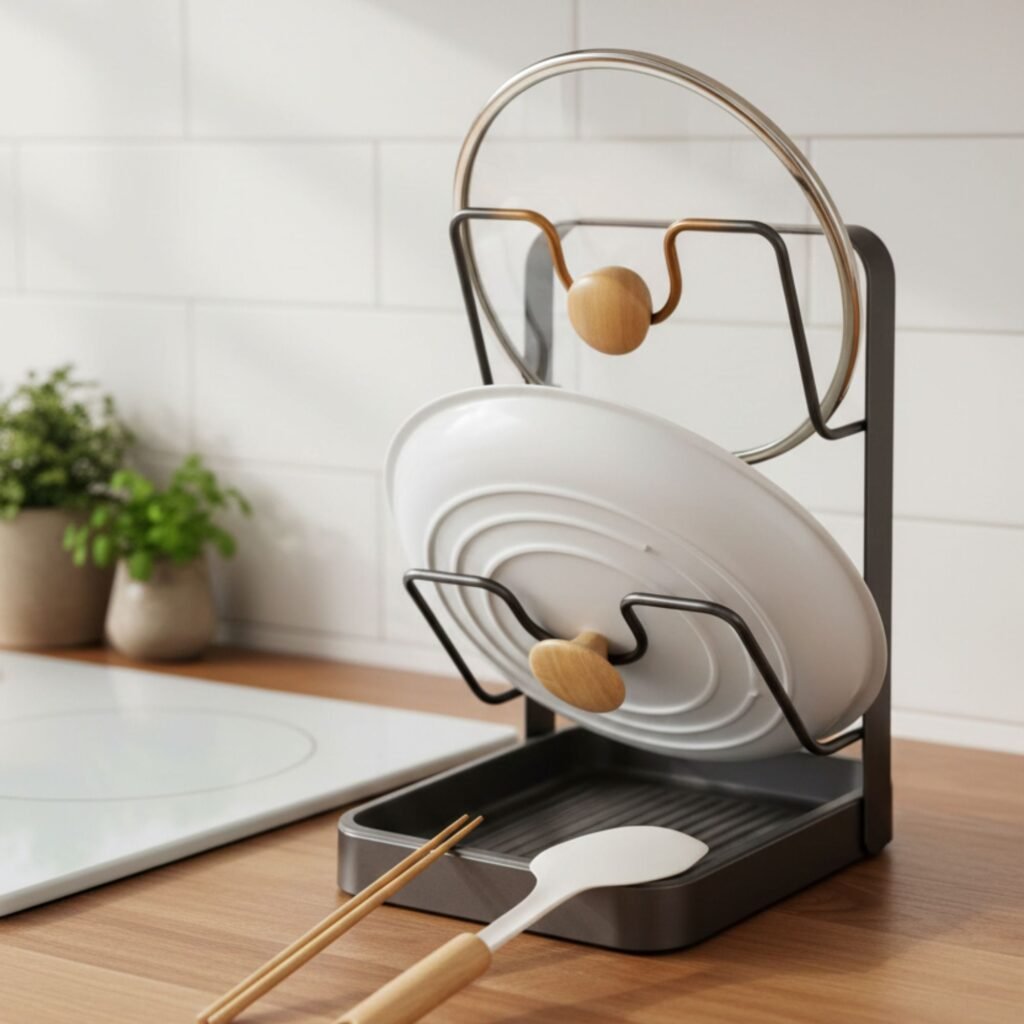 rangement couvercle aesthetic verticla